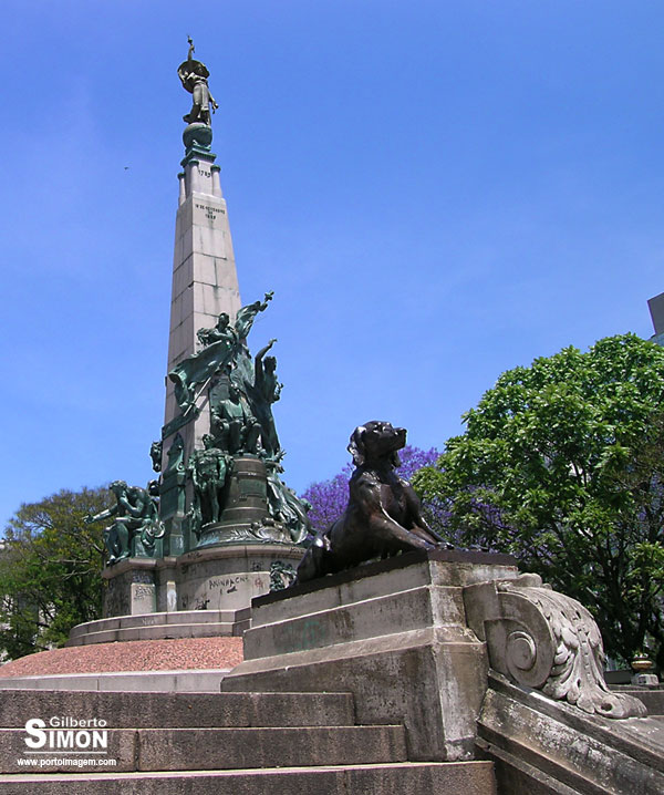 Monumento a Júlio de Castilhos. Foto: Gilberto Simon - Porto imagem