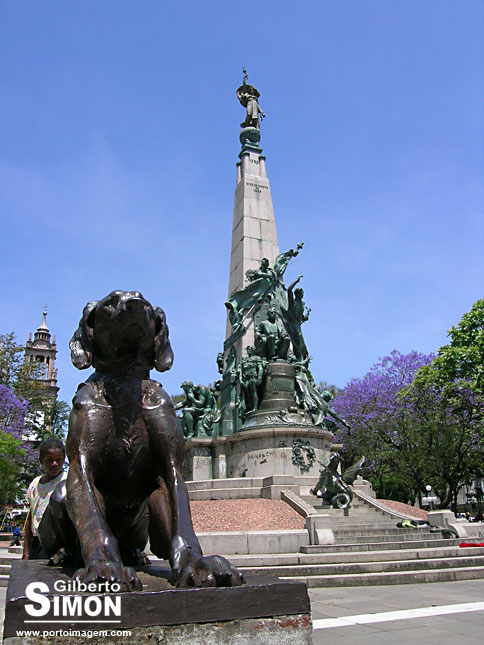 Monumento a Júlio de Castilhos. Foto: Gilberto Simon - Porto imagem